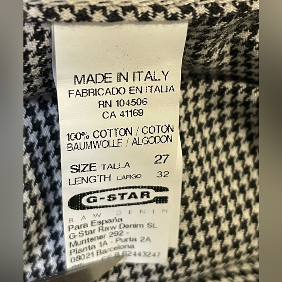 NWT G-Star Raw Dean Loose Tapered women's jeans Size 27 x 32 NEW - Picture 14 of 15